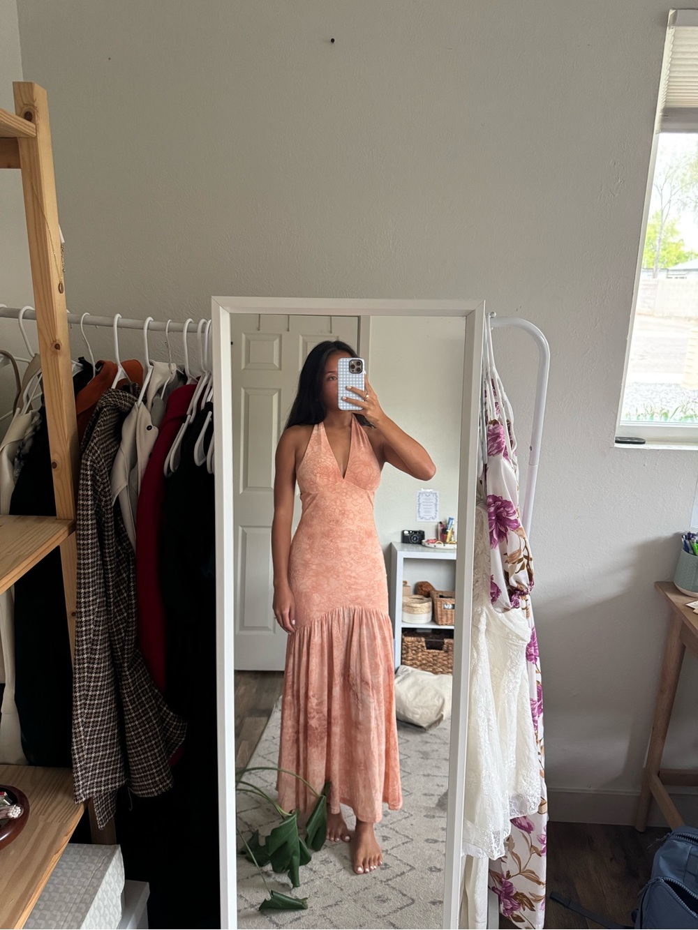 Hello molly NWT dress Celine size US 2 maxi pink floral dress
